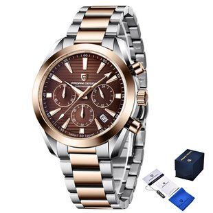 Pagani Design PD-1712 Silver-Rose Gold-Brown 884143080549 фото