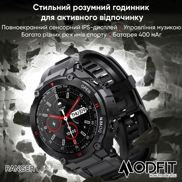 Modfit Ranger Grey 36 мм. 884143080342 фото