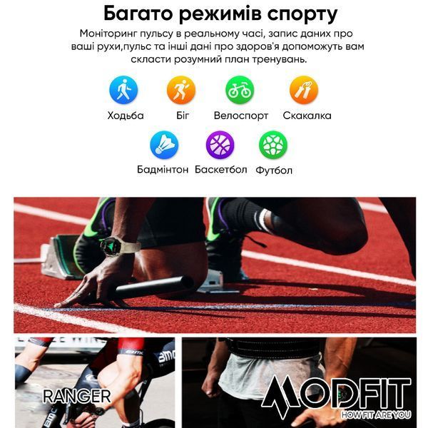 Modfit Ranger Grey 36 мм. 884143080342 фото