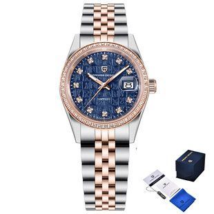 Pagani Design PD-1794L Silver-Rose Gold-Blue 88414308022585 фото