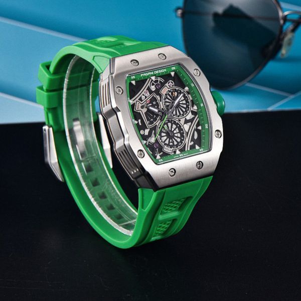 Pagani Design PD-YS012 Silver-Green 884143080635 фото